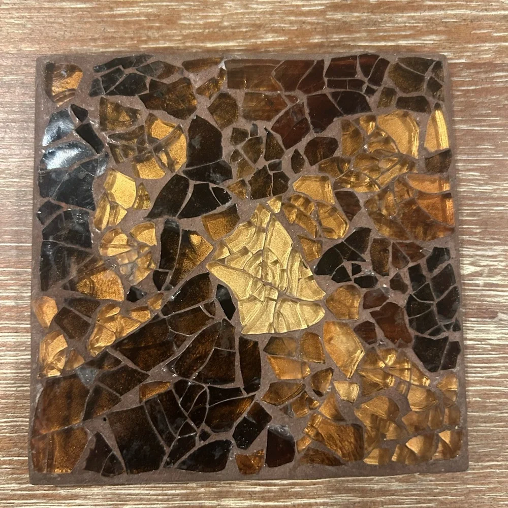 Z Gallerie Mosaic Glass Coasters- 2